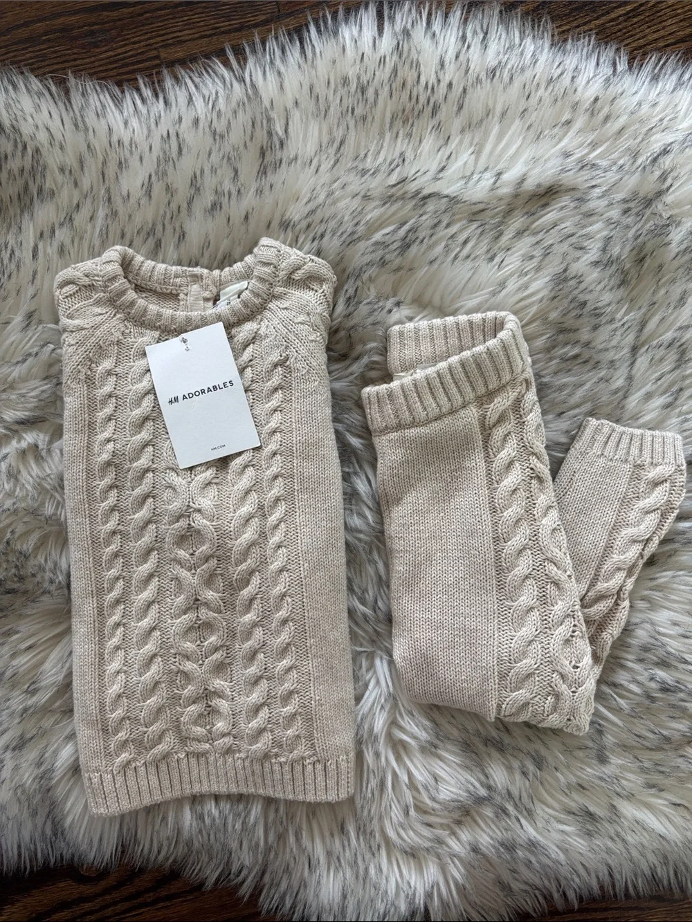 2T NWT H&M 2-PIECE COTTON-KNIT SET